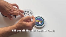 Load and play video in Gallery viewer, Bop It SHOUT!: The Fun Family Card Game (pre-release limited edition)