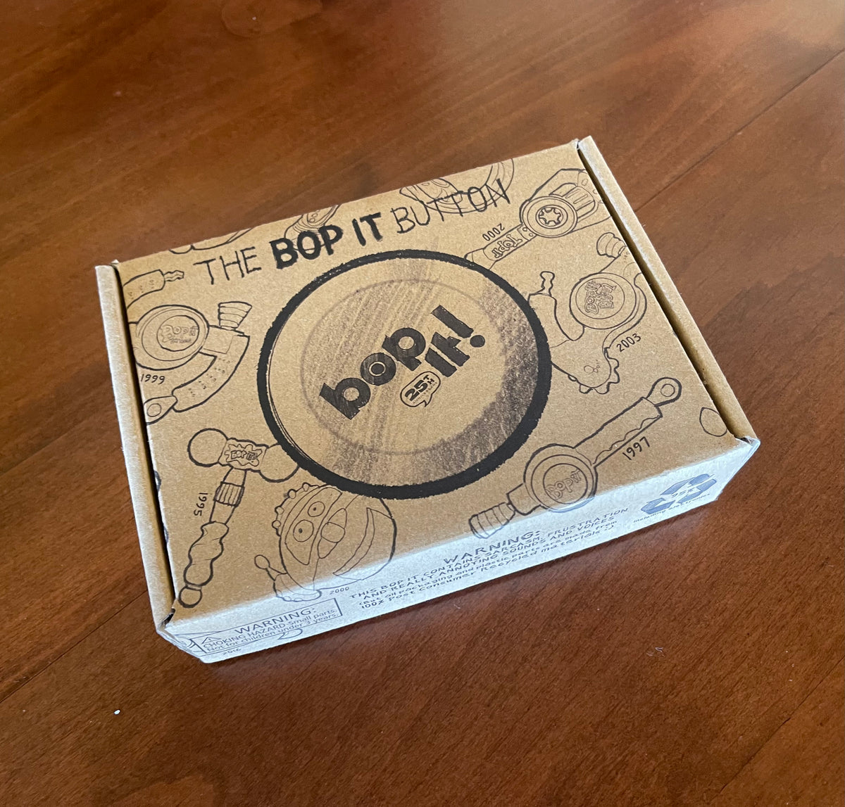 The Bop It Button (White) Inventor’s 25th Anniversary Bonus Edition